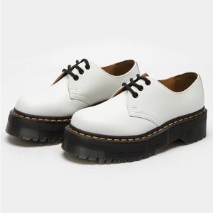 Dr. Martens 1461 Quad Smooth Leather Platform Oxford